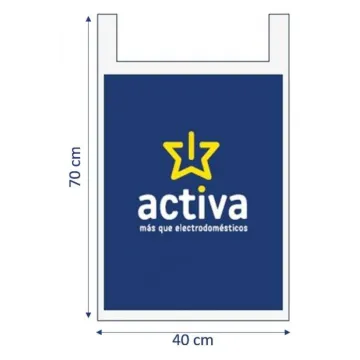 ACTIVA SACO PLÁSTICO GRANDE 300 unidades 40x70 PLV - 1