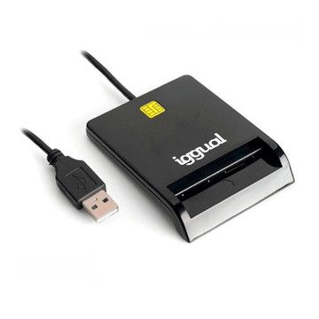 LEITOR DE CARTÃO IGGUAL ID DNI SIP USB 2.0 PRETO Iggual - 1