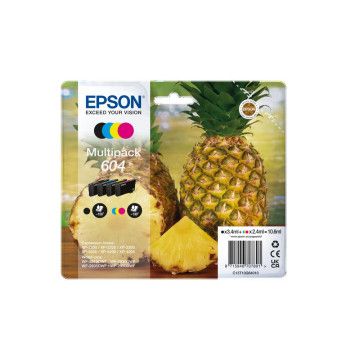 TINTA EPSON 4 CORES MULTIPACK 604 B+C+M+Y EPSON - 1