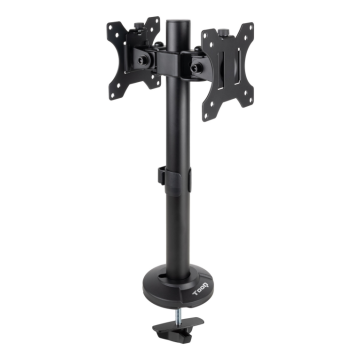 SOPORTE TOOQ MESA 2 PANTALLAS GIRA INCLI 17-32 NEGRO TOOQ - 1