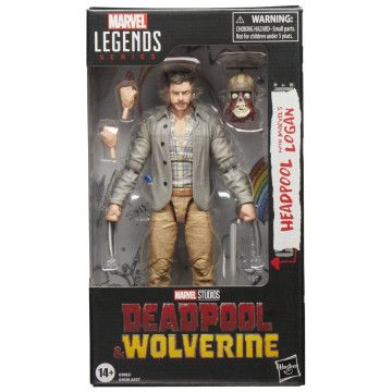 Headpool com figura Marvels Logan - Deadpool e Wolverine Marvel Legends Series 15cm HASBRO - 1