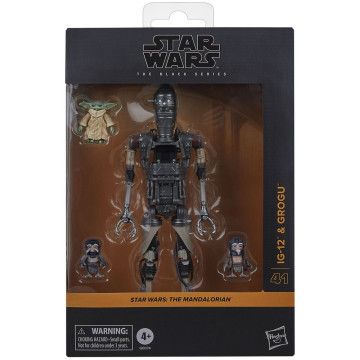 Conjunto de figuras IG-12 e Grogu The Mandalorian Star Wars de 15 cm HASBRO - 1