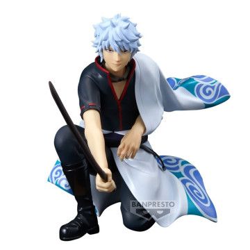 Gintoki Sakata Aniversário Gintama Figura 12cm BANPRESTO - 1