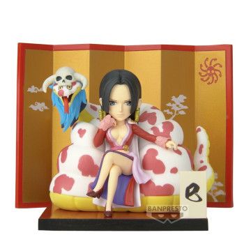 Figura Boa Hancock & Salome World Colecionável Especial One Piece 6cm BANPRESTO - 1