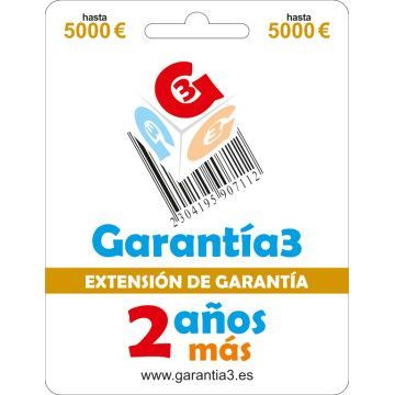 EXTENSÃO DE GARANTIA +2A G3PDES5000 ATÉ 5000€ GARANTIA3 - 1