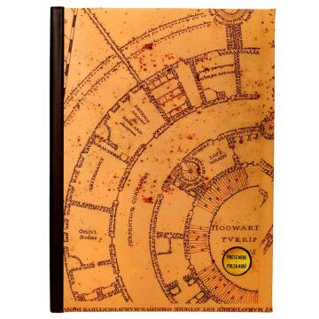 Cuaderno A5 Mapa del Merodeador Harry Potter SD TOYS - 1