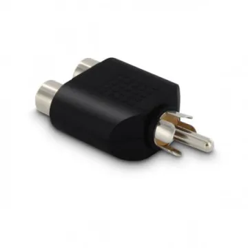 METRONIC - Adaptador Áudio 1 RCA MACHO/2 RCA FEMEA 360040 METRONIC - 1