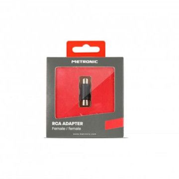 METRONIC - Adaptador Audio 1 RCA FEMEA/ FEMEA 360045 METRONIC - 2