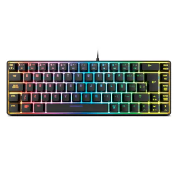 TECLADO MINI KROM KALISTA RGB MEMBRANA KROM - 1