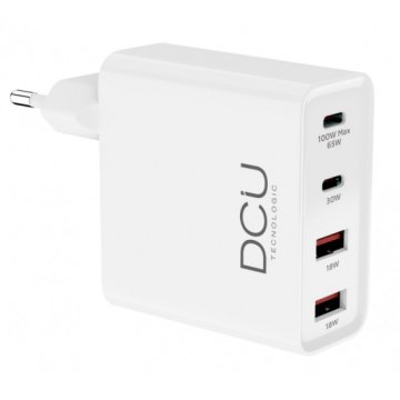 CARREGADOR DCU 2XUSB C 2XUSB A 100W GAN DCU - 1