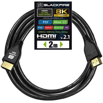 CABO BLACKFIRE HDMI 2.1 8K ULTRA 2 METROS BLACKFIRE - 1