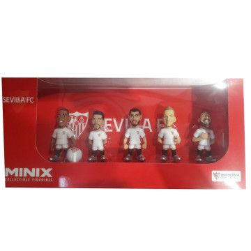 Blister de 5 figuras Minix Sevilla FC Club 7cm MINIX - 1