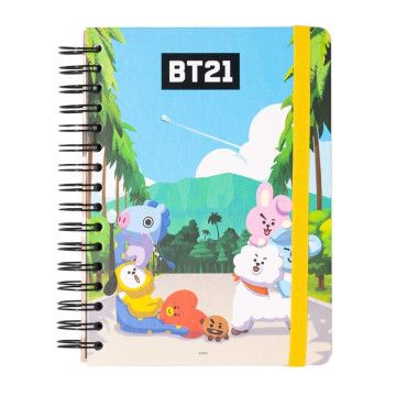 Caderno A5 BT21 GRUPO ERIK - 1