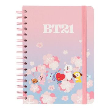 Caderno A5 Sakura BT21 GRUPO ERIK - 1