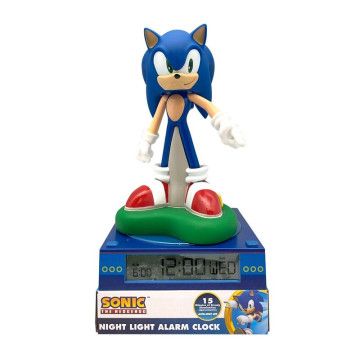 Lâmpada 3D com despertador Sonic the Hedgehog KIDS LICENSING - 1