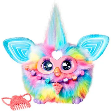 Boneca interativa espanhola Tie Dye Furby HASBRO - 1