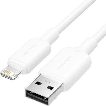 Vention LAMWH USB 2.0 Lightning Cable/ USB Macho - Lightning Macho/ 480Mbps/ 2m/ Branco VENTION - 1