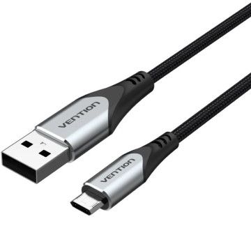 Cabo Vention COCHF USB 2.0/ microUSB Macho - USB Macho/ 480Mbps/ 1m/ Cinza VENTION - 1