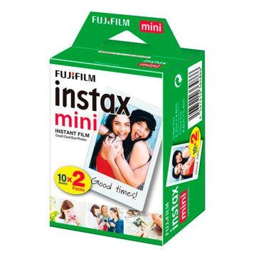 Carga Fujifilm Instax Mini Glossy (2x10 Folhas) Tamanho da Imagem: 46x62mm FUJIFILM - 1