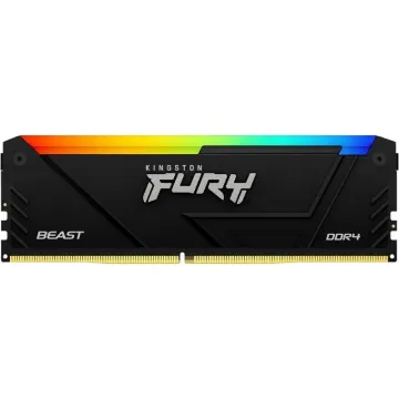 Memória RAM Kingston FURY Beast RGB 16GB/ DDR4/ 3200 MHz/ 1,35 V/ CL16/ DIMM KINGSTON - 1