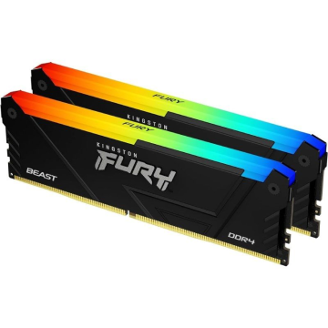 Memória RAM Kingston FURY Beast RGB 2 x 8 GB/ DDR4/ 3200 MHz/ 1,35 V/ CL16/ DIMM KINGSTON - 1