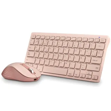 Teclado e mouse sem fio NGS Fantasy Kit rosa NGS - 1