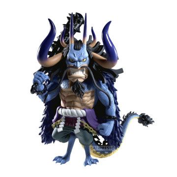 Figura Kaido Mega World Colecionável One Piece 13cm BANPRESTO - 1