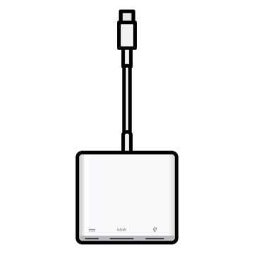 Adaptador digital usb-c Av Multiport Macbook v3 MW5M3ZM/A Apple - 1