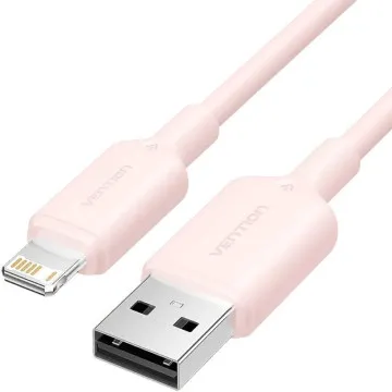 Vention LAMPH Cabo Lightning USB 2.0/ USB Macho - Lightning Macho/ 480Mbps/ 2m/ Rosa VENTION - 1