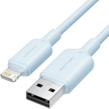 Vention LAMSH Cabo Lightning USB 2.0/ USB Macho - Lightning Macho/ 480Mbps/ 2m/ Azul VENTION - 1