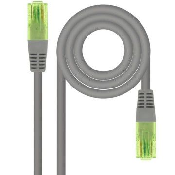 Cabo de Rede RJ45 UTP Nanocable 10.20.1400 Cat.6/ 50cm/ Cinza NANO CABLE - 1