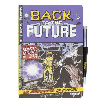 Caderno A5 Premium + caneta De Volta para o Futuro GRUPO ERIK - 1