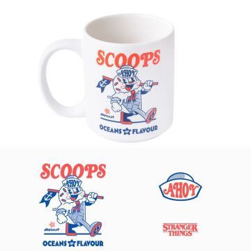 Caneca Scoops Ahoy Stranger Things 350ml GRUPO ERIK - 1