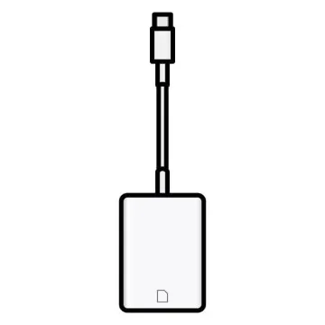 Adaptador Apple USB-C para cartão SD V2 MW653ZM/A Apple - 1