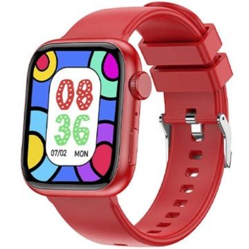 Smartwatch Forever IGo Watch 3 JW-500/ Notificações/ Frequência Cardíaca/ Vermelho Forever - 1