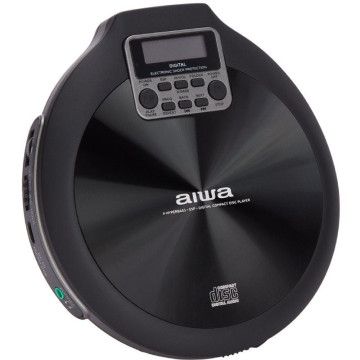 Leitor CD/CDR/MP3 Aiwa Walk PCD-810BK/ Preto AIWA - 1