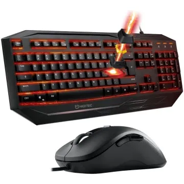 Pacote de jogos Hiditec PAC010036/teclado para jogos GK200 + mouse Blitz HIDITEC - 1