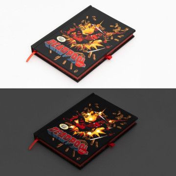 Caderno LED premium A5 Deadpool Marvel GRUPO ERIK - 1