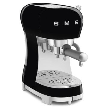 CAFÉ. SMEG ECF02BLEU CREME 50'S BLACK EXPRESS SMEG - 1