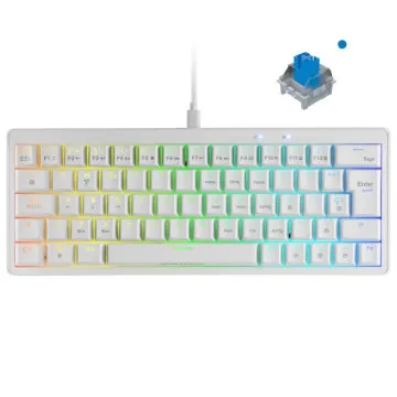 Teclado mecânico para jogos Mars Gaming MKMINIPRO / interruptor azul / branco Mars Gaming - 1