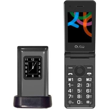 Celular Qubo X-28BKC para idosos/preto QUBO - 1