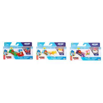 Lançadores de carros Go Go Racers Sonic Sortimento JAKKS PACIFIC - 1