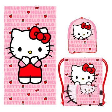 Conjunto toalha + saco + touca Hello Kitty CERDÁ - 1