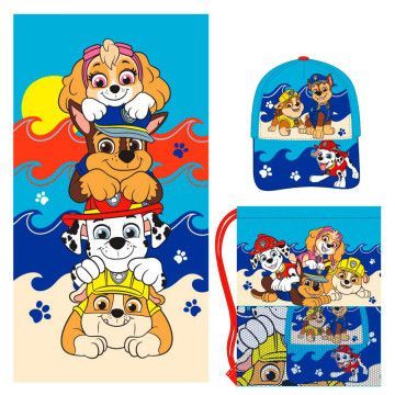 Conjunto Toalha + Bolsa + Boné Paw Patrol CERDÁ - 1
