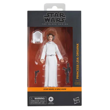 Figura Princesa Leia Organa Uma Nova Esperança Star Wars 15cm HASBRO - 1