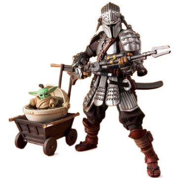 Figura Ronin Mandalorian Beskar Armor & Grogu Star Wars 18cm TAMASHII NATIONS - 1