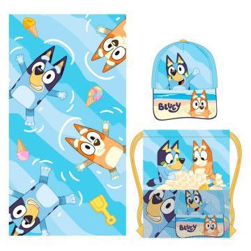 Conjunto toalha + saco + touca Bluey CERDÁ - 1