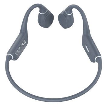 Fones de ouvido esportivos sem fio Leotec Bone Conduction Osea Kuri / com microfone / Bluetooth / cinza Leotec - 1