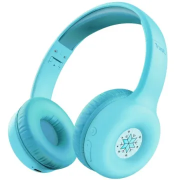 Fones de ouvido infantis sem fio Trust Nouna Kids / com microfone / azuis TRUST - 1