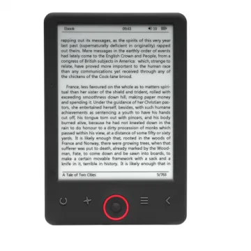 E-BOOK DENVER EBO-635L 6" 4GB RETROILUMINADO DENVER - 1